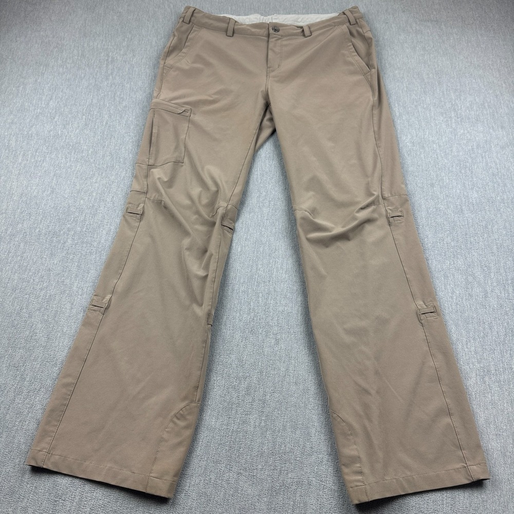 REI Co-Op Pants Womens 12 Brown Sahara Convertible Hiking Outdoor Gorpcore